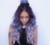 Magical Purple to Golden Blonde Ombre